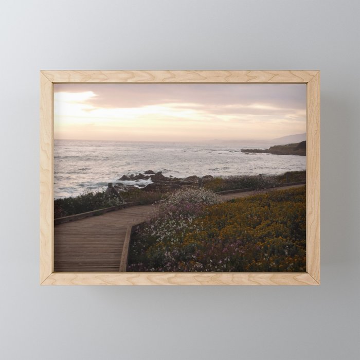 On the right path - Wildflowers bloom for those in love Framed Mini Art Print