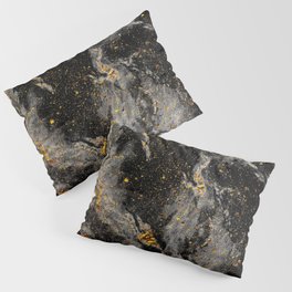 Galaxy (black gold) Pillow Sham