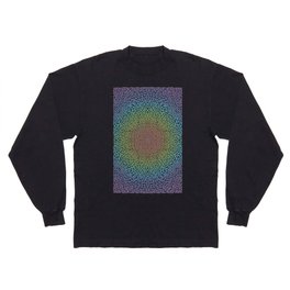 Mandala pattern #32 - colored version Long Sleeve T-shirt