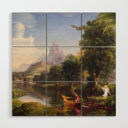 The Voyage Of Life - Youth, Thomas Cole Wood Wall Art