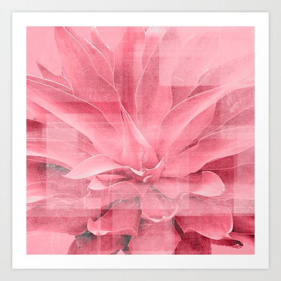Abstract Leaves Art Print