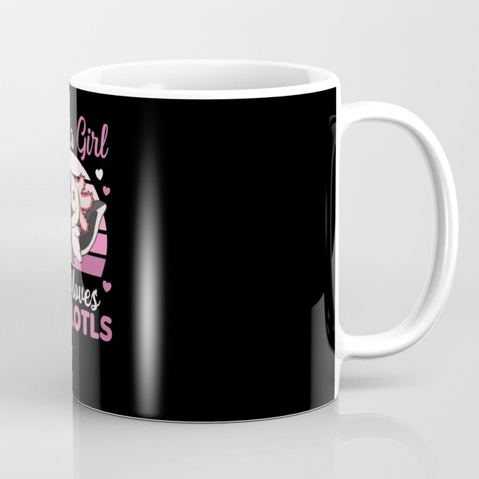 Axolotl Lovers Sweet Animals For Girls Pink Coffee Mug