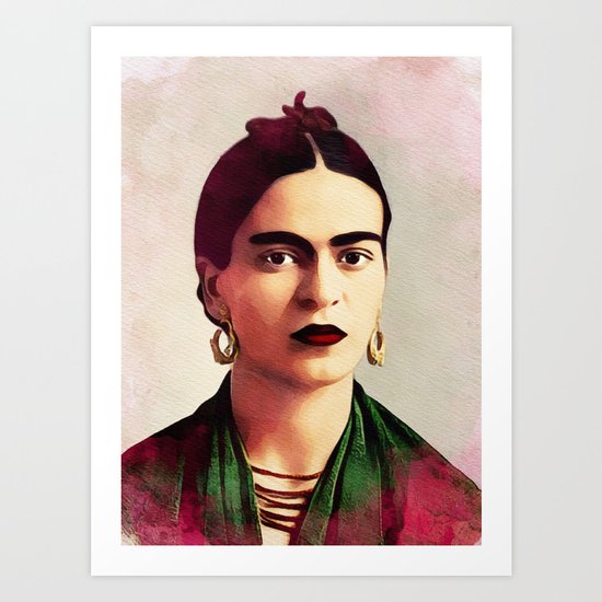 Frida Kahlo Artist Art Print By Serpentfilms Society6