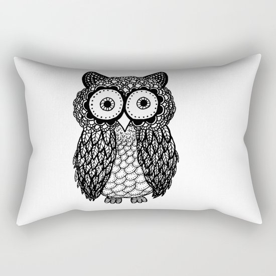 Pattern owl Rectangular Pillow