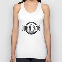 For God So Loved the World - John 3:16 Bible Verse Tank Top