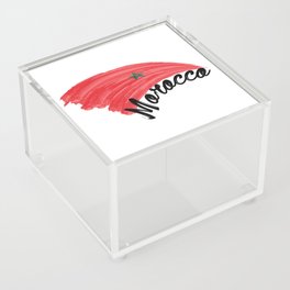 Morocco flag Acrylic Box