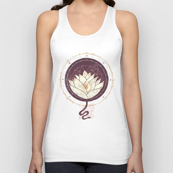 Lotus Unisex Tank Top