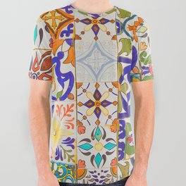mosaic All Over Graphic Tee
