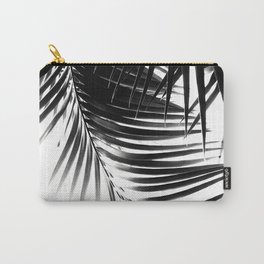 Palm Leaves Black & White Vibes #1 #tropical #decor #art #society6 Carry-All Pouch