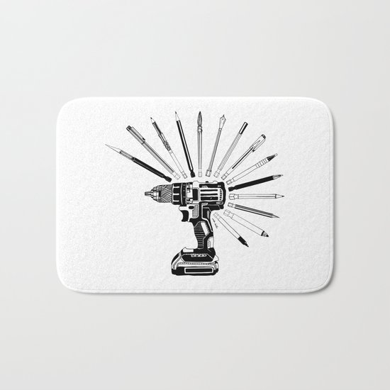 Power Tools Bath Mat