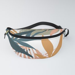 Abstract tropical organic nature shape leaf pattern Fanny Pack