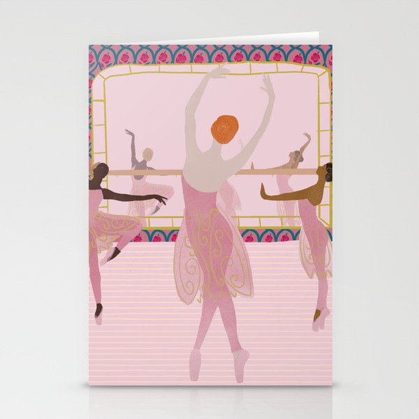 Ballerinas in the Studio Stationery Cards