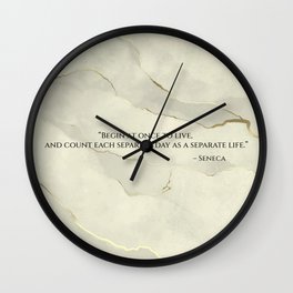 Begin to live! Wall Clock
