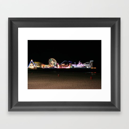 Casino Pier, Seaside Framed Art Print
