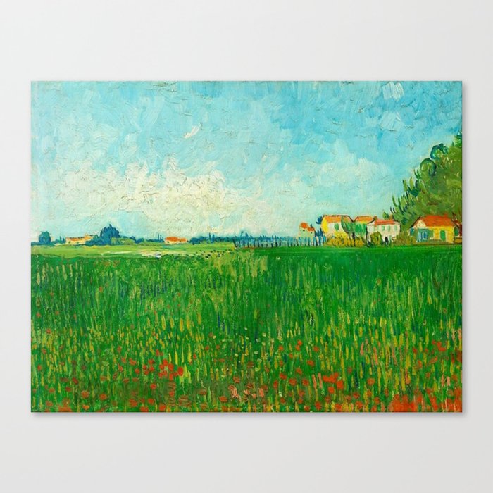 Vincent van Gogh - Field with Poppies, 1888 Canvas Print