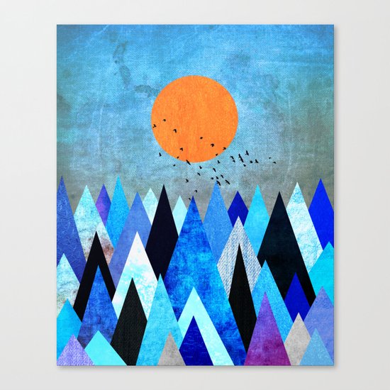 Blue Nature XXV Canvas Print