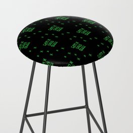 Gen X Sais Quoi - 1990s Green Computer Style Font for the Neglected Generation Bar Stool