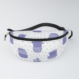 Cute cacti in pots Fanny Pack