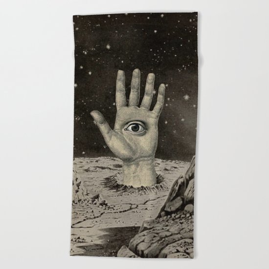 DO YOU SEE WHAT I SEE? Beach Towel