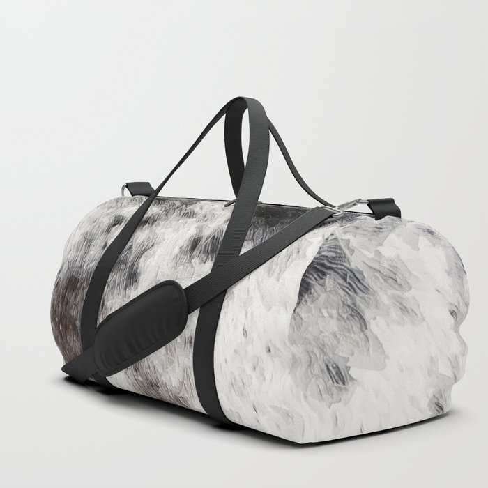 Rustic Cowhide Faux Fur (Digitally Made, ix 2021) Duffle Bag
