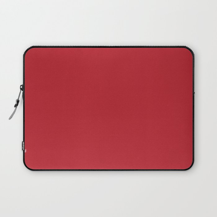 JAPAN RED COLOR. Plain Scarlet Laptop Sleeve