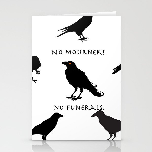 six of crows Stationery Cards