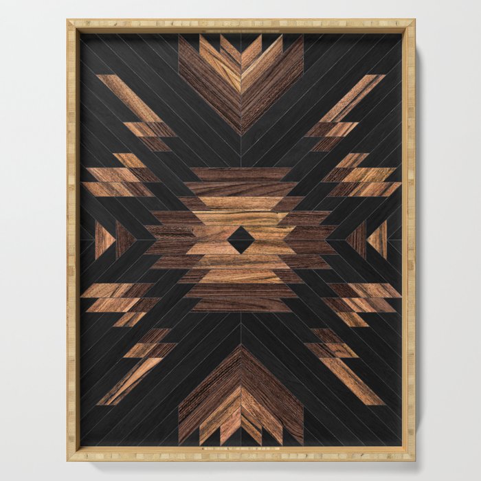 Urban Tribal Pattern No.7 - Aztec - Wood Serving Tray