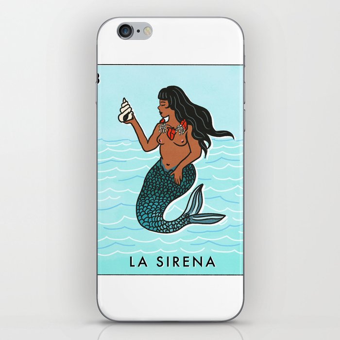 LA SIRENA - Loteria card no 8 iPhone Skin