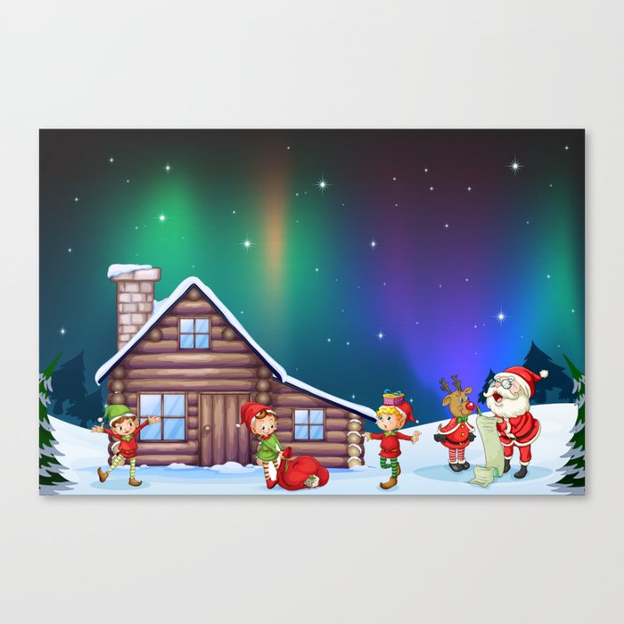 Santa’s Little Helpers Canvas Print