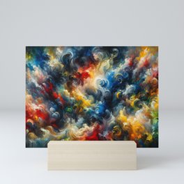 Abstract Cloudburst Mini Art Print