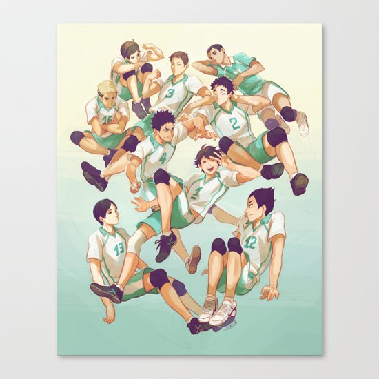 Aobajousai Canvas Print
