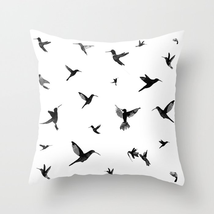 BIRDS Throw Pillow