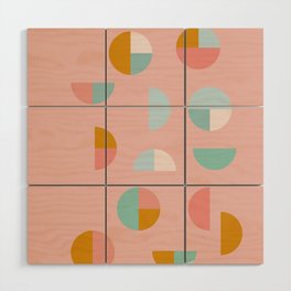 Pastel Geometry 31 Wood Wall Art