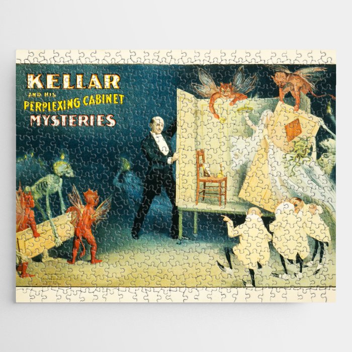 Vintage Kellar magic poster Jigsaw Puzzle