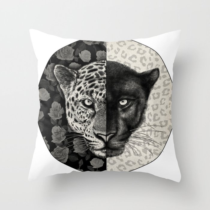 Black panther throw pillow sales