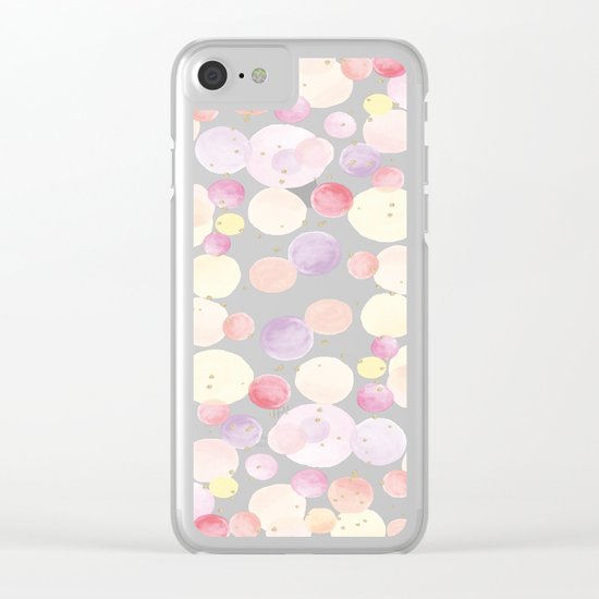 Christmas Balls Clear iPhone Case