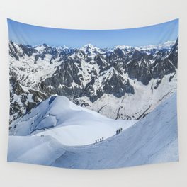 Swiss Alps Mountain Summit Wall Tapestry