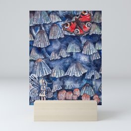 Inkcap Fairy Mini Art Print