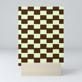 2 Abstract Grid Checkered 220718 Valourine Design  Mini Art Print