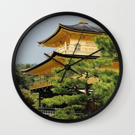 Kyoto Kinkaku-ji Temple Japan Artwork Wall Clock
