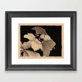 Leaf Nosed Bat Framed Art Print