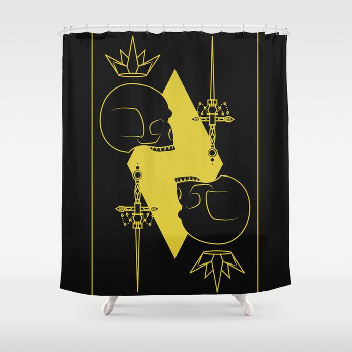 skull king Shower Curtain