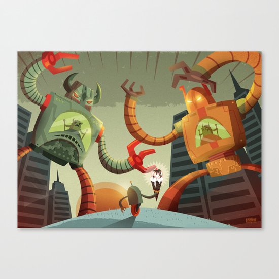 RoboMonsters Canvas Print