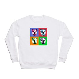 Pop Art English Bulldog Crewneck Sweatshirt