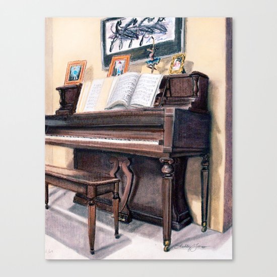 Piano Canvas Print