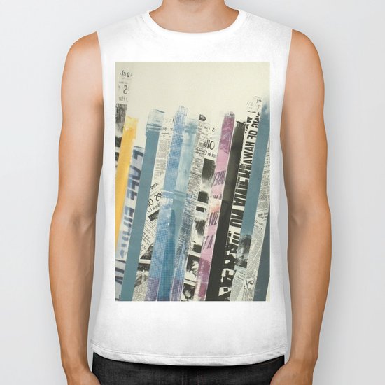STRIPES 3 Biker Tank