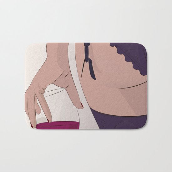 Sexy back Bath Mat