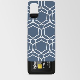 Blue and White Overlapping Shape Tile Pattern 2 - Diamond Vogel 2022 Popular Colour Happy Tune 0648 Android Card Case