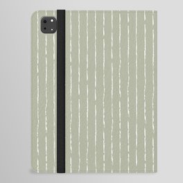 Lines II (Linen Sage) iPad Folio Case