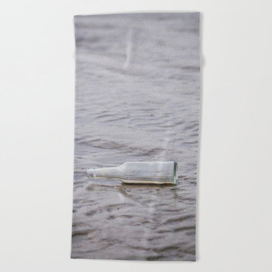 Message In A Bottle Beach Towel